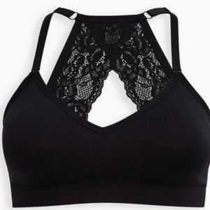 Lightly Lined Seamless Flirt Racerback Bralette Size 2